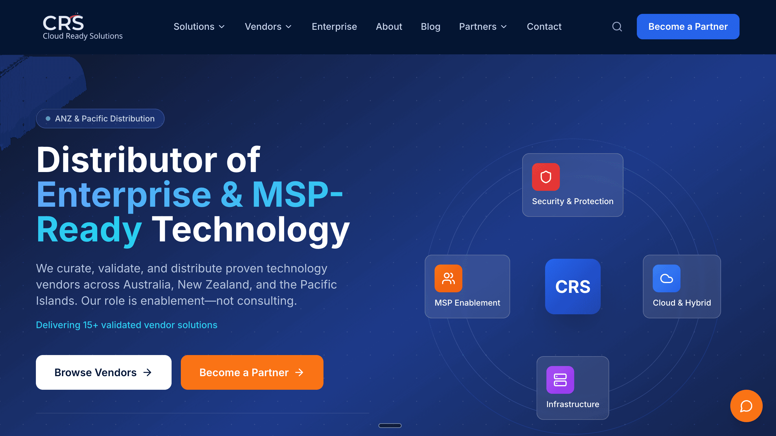Cloud Ready Solutions homepage